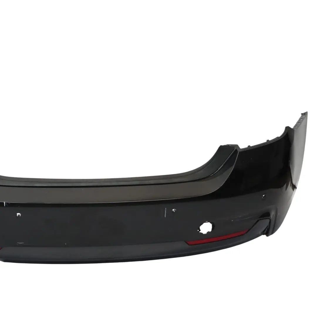 Bumper M Sport Trim Panel PDC Black Sapphire Metallic - 475 to BMW F36 Rear with Part number 8062246 BMW F36 Rear Bumper M Sport Trim Panel PDC Black Sapphire Metallic - 475 - SKU 8062246-BS - Part number 8062246
