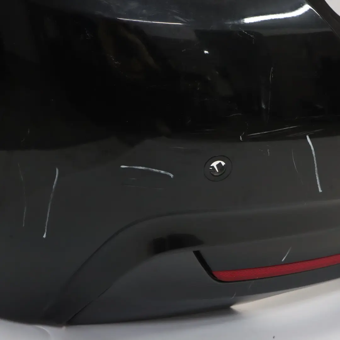 Bumper M Sport Trim Panel PDC Black Sapphire Metallic - 475 to BMW F36 Rear with Part number 8062246 BMW F36 Rear Bumper M Sport Trim Panel PDC Black Sapphire Metallic - 475 - SKU 8062246-BS - Part number 8062246