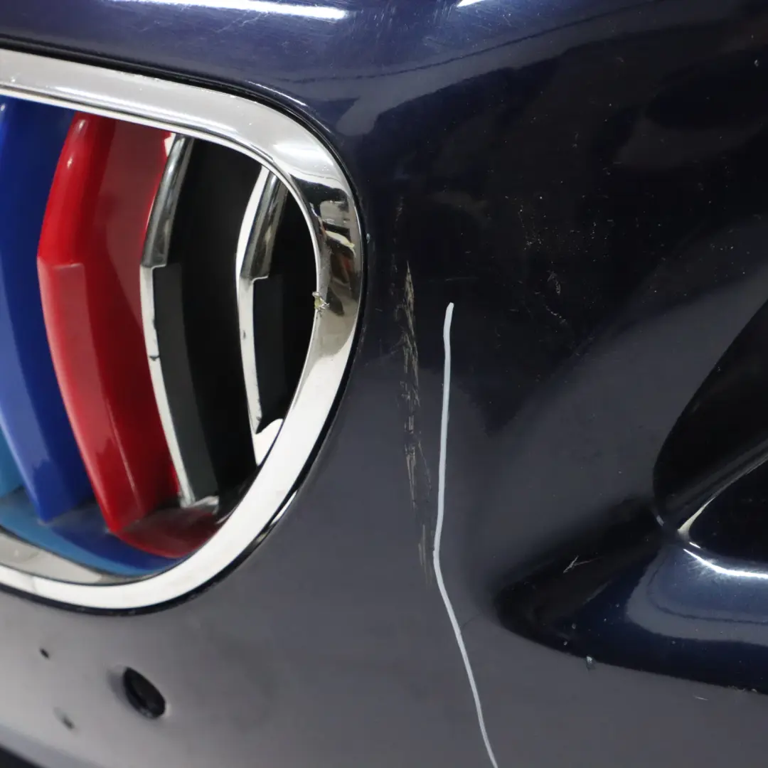 Front Bumper Trim Panel Covering Tanzanite Blue Metallic - X10 to BMW F06 F12 with Part number 8068938 BMW F06 F12 Front Bumper Trim Panel Covering Tanzanite Blue Metallic - X10 - SKU 8068938-TAN - Part number 8068938