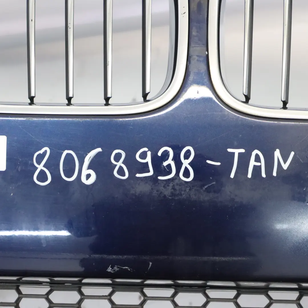 Front Bumper Trim Panel Covering Tanzanite Blue Metallic - X10 to BMW F06 F12 with Part number 8068938 BMW F06 F12 Front Bumper Trim Panel Covering Tanzanite Blue Metallic - X10 - SKU 8068938-TAN - Part number 8068938