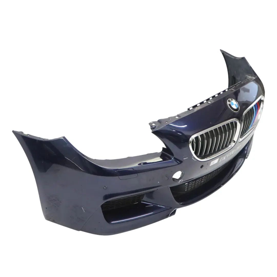 BMW F06 F12 Front Bumper Trim Panel Covering Tanzanite Blue Metallic - X10 - SKU 8068938-TAN - Part number 8068938