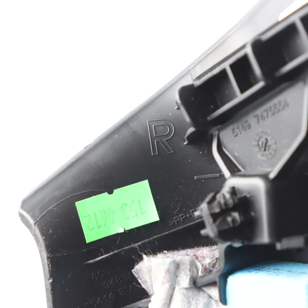 Pillar Column Rignt O/S Trim Cover Panel Black to BMW F44 Gran Coupe C with Part number 8096756 BMW F44 Gran Coupe C Pillar Column Rignt O/S Trim Cover Panel Black - SKU 8096756 - Part number 8096756