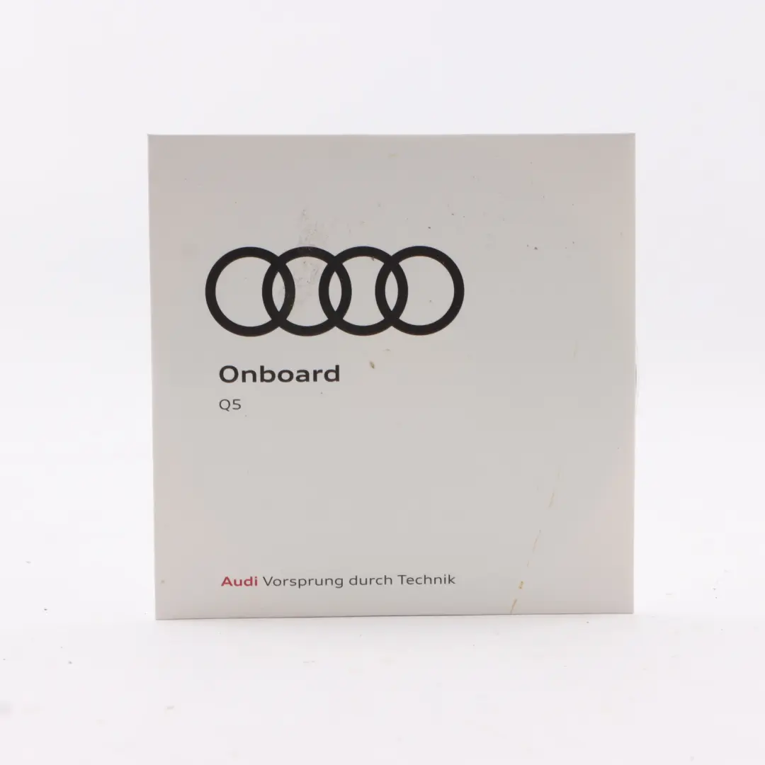 Audi SQ5 FY Owner's Handbook CD Radio Instructions Case Wallet - SKU 80A012720AD - Part number 80A012720AD
