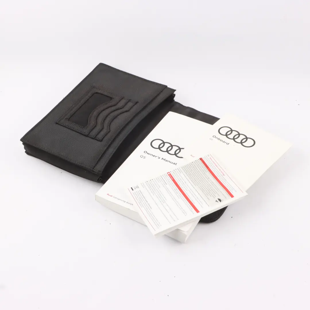 Owner's Handbook CD Radio Instructions Case Wallet to Audi SQ5 FY with Part number 80A012720AD Audi SQ5 FY Owner's Handbook CD Radio Instructions Case Wallet - SKU 80A012720AD - Part number 80A012720AD