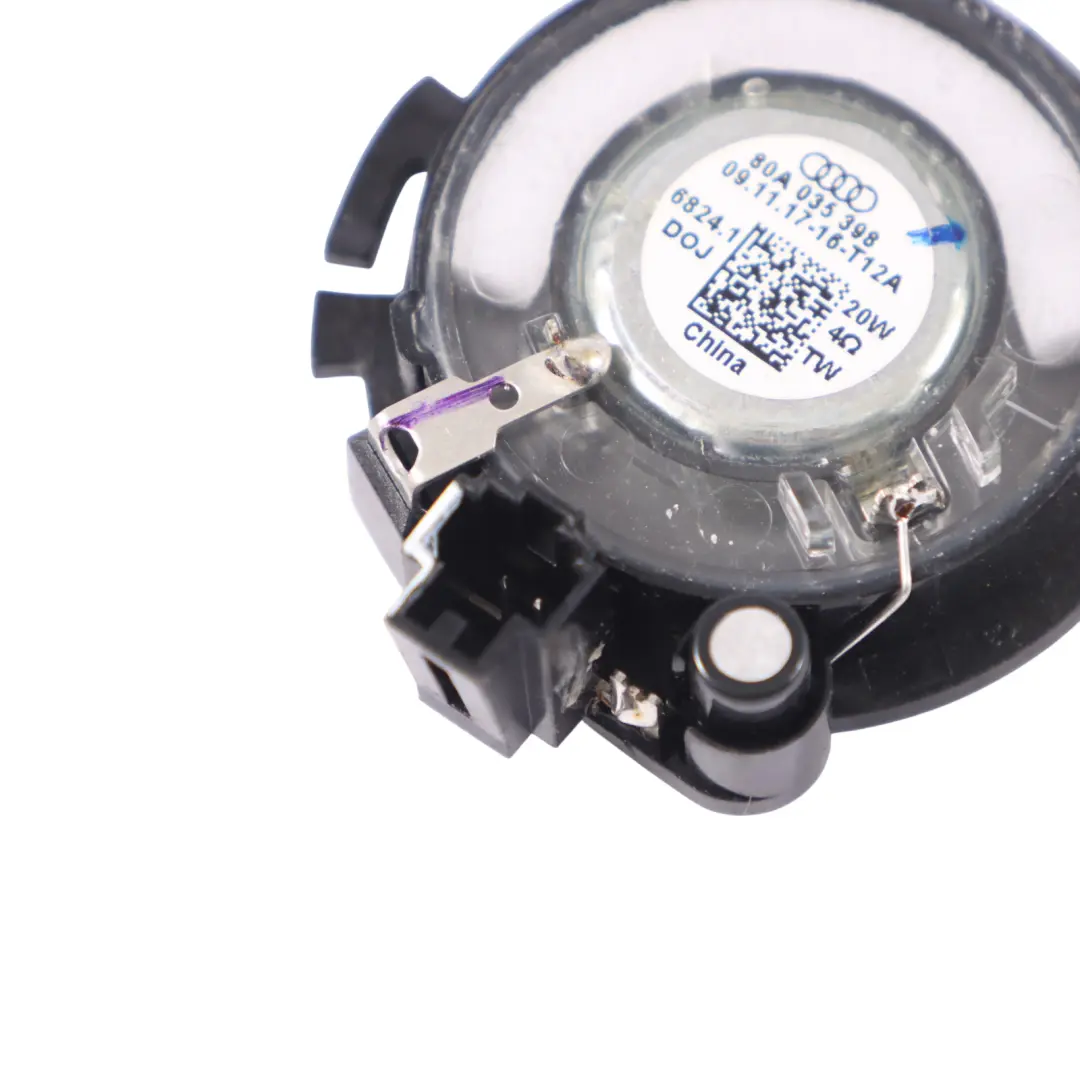 Audi Q5 FY Cache parleur Carte Tweeter Garniture Noir Arrière Gauche - SKU 80A035398 - Numéro de pièce 80A035398