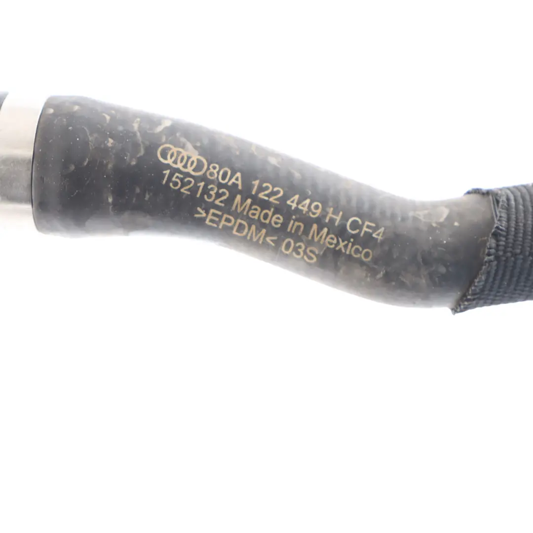 Water Hose Cooling Coolant Radiator Pipe Line to Audi SQ5 3.0 TFSI with Part number 80A122449H Audi SQ5 3.0 TFSI Water Hose Cooling Coolant Radiator Pipe Line - SKU 80A122449H - Part number 80A122449H