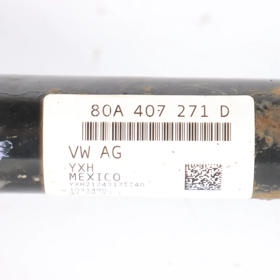 Front Axle Driveshaft Left Right N/O/S Drive Shaft to Audi Q5 SQ5 with Part number 80A407271D Audi Q5 SQ5 Front Axle Driveshaft Left Right N/O/S Drive Shaft - SKU 80A407271D - Part number 80A407271D