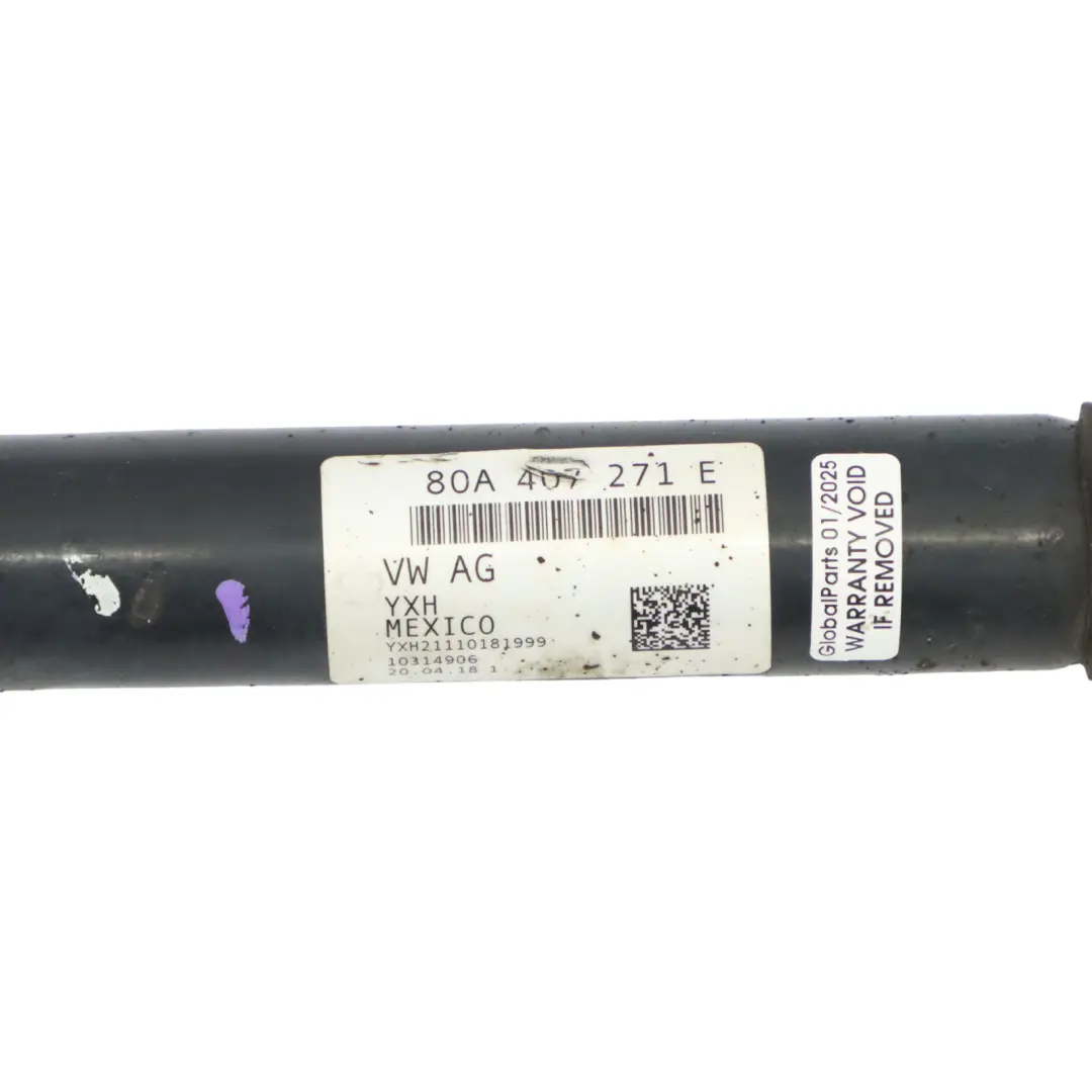 Essence Arbre transmission avant gauche droite Audi Q5 FY 2.0 TFSI - SKU 80A407271E - Numéro de pièce 80A407271E