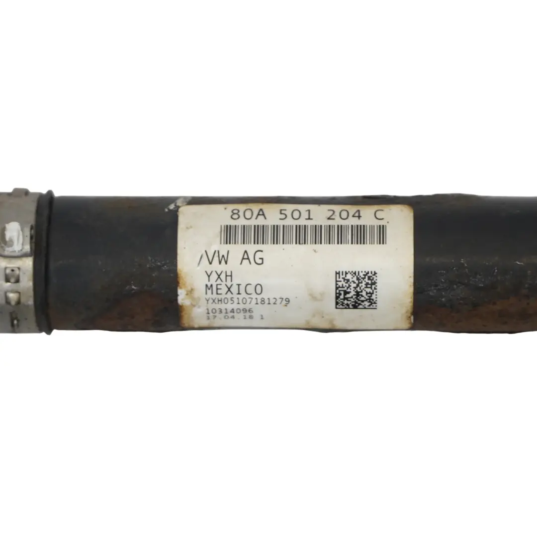 Arbre de Transmission Arrière Droit 2.0 Moteur Essence Audi Q5 FY - SKU 80A501204C - Numéro de pièce 80A501204C