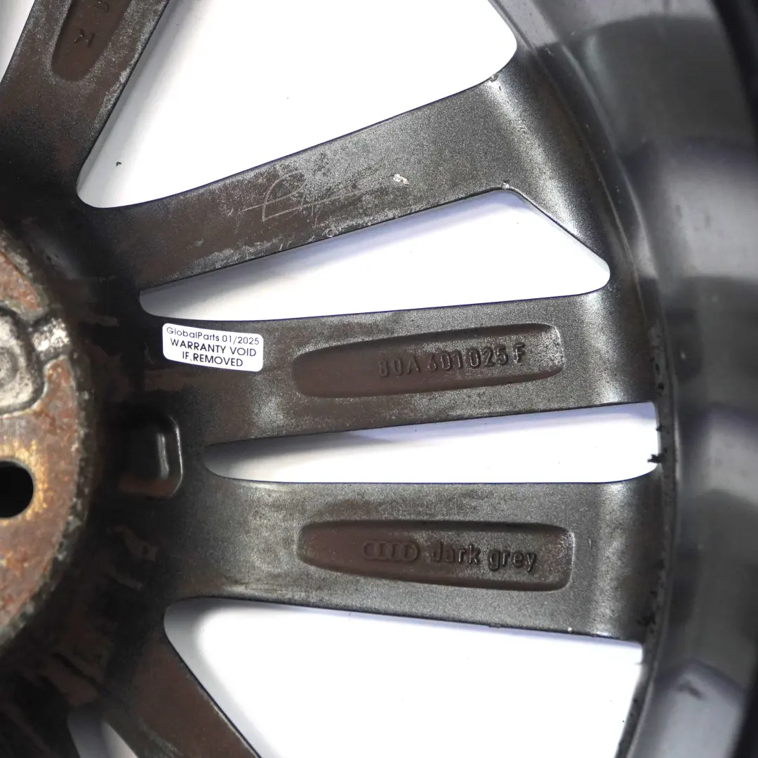 80A S-Line Wheel Alloy Rim 20" 8J ET:39 Double Spoke to Audi Q5 FY with Part number 80A601025F Audi Q5 FY 80A S-Line Wheel Alloy Rim 20" 8J ET:39 Double Spoke - SKU 80A601025F-1 - Part number 80A601025F