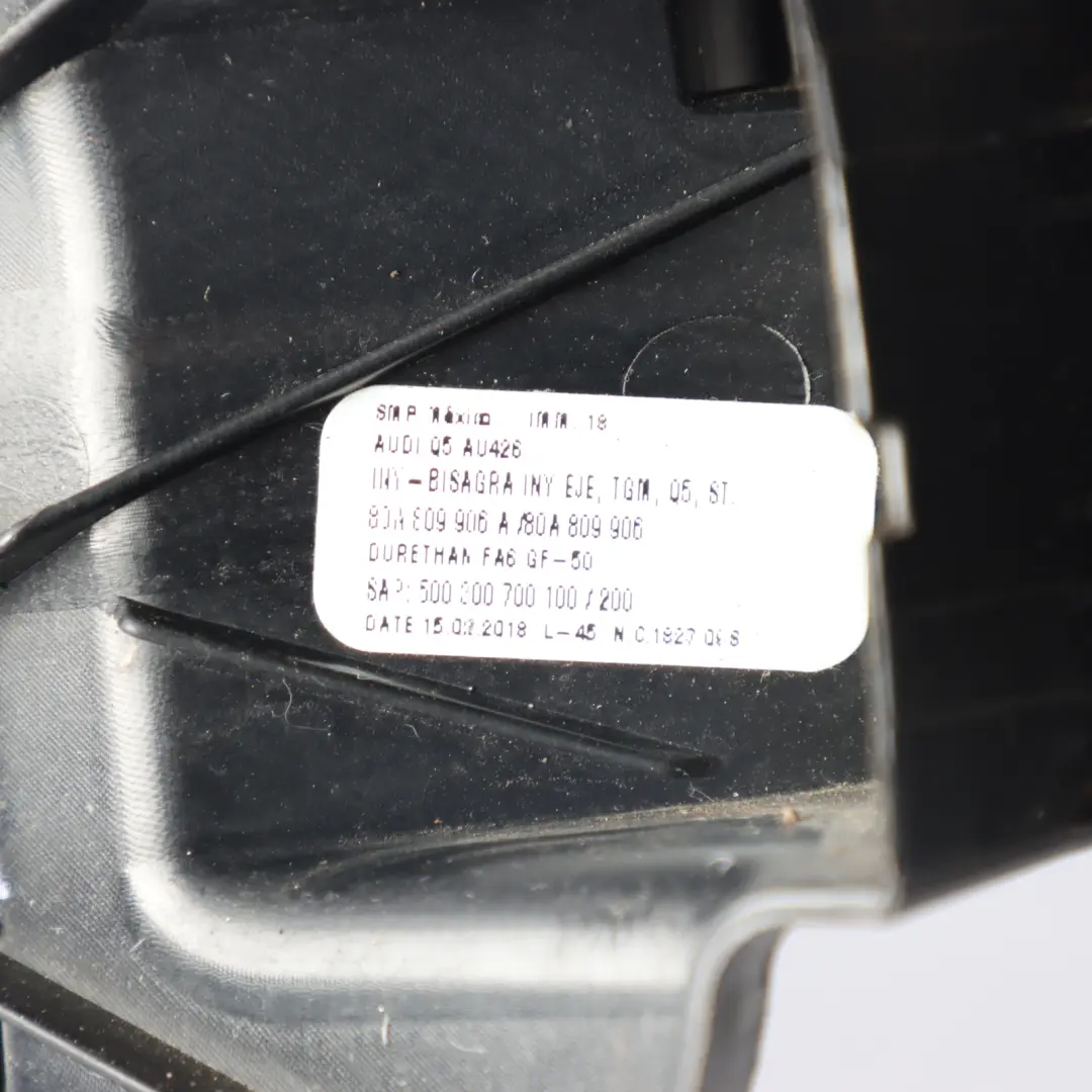 Recess Fuel Filler Fill In Flap Cap Cover Trim Panel to Audi Q5 FY with Part number 80A809906 Audi Q5 FY Recess Fuel Filler Fill In Flap Cap Cover Trim Panel - SKU 80A809906-1 - Part number 80A809906