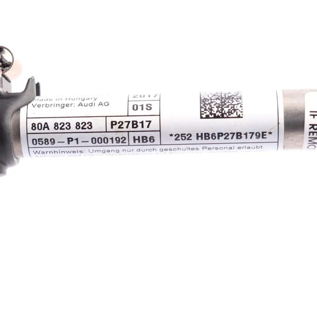 Capó Actuador Capó Bisagra Protección Peatones Izquierda para Audi Q5 FY con número de pieza 80A823823 Audi Q5 FY Capó Actuador Capó Bisagra Protección Peatones Izquierda - SKU 80A823823 - Número de pieza 80A823823