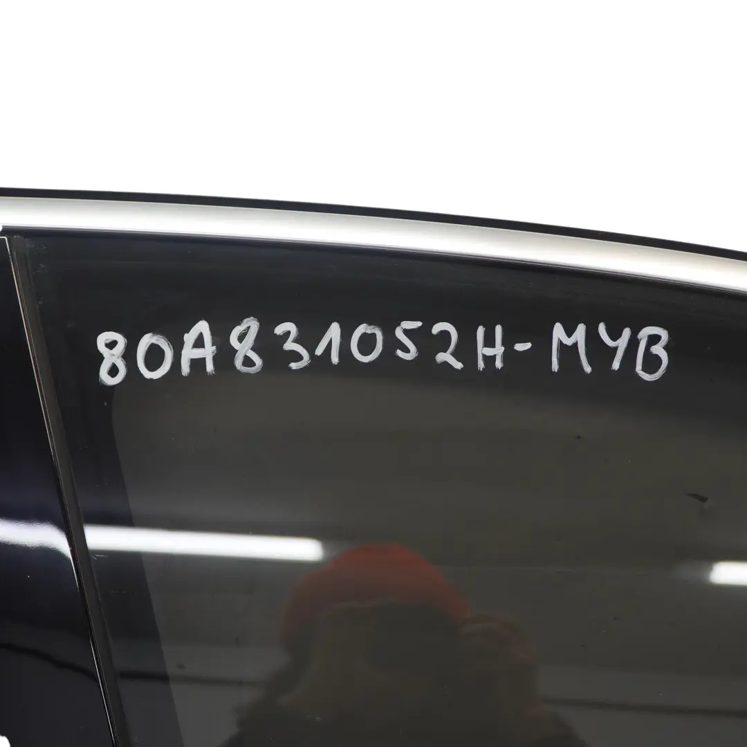 Door Front Right O/S Mythical Black Metallic - Y9T to Audi Q5 FY with Part number 80A831052H Audi Q5 FY Door Front Right O/S Mythical Black Metallic - Y9T - SKU 80A831052H-MYB - Part number 80A831052H