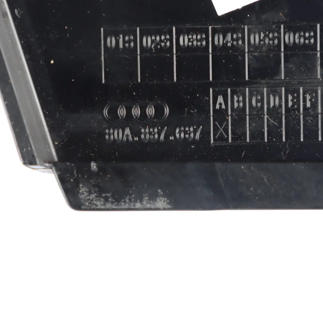 Moulure De Porte Avant Gauche Pour Audi Q5 FY pour à propos du numéro de pièce 80A837637 Moulure De Porte Avant Gauche Pour Audi Q5 FY - SKU 80A837637 - Numéro de pièce 80A837637