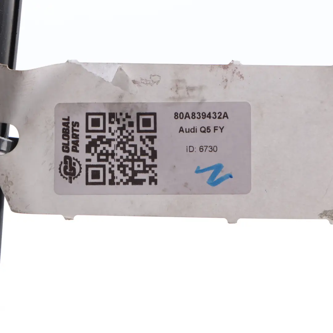 Audi Q5 FY Window Guide Seal Right Rear Door O/S Frame Gasket Rubber - SKU 80A839432A - Part number 80A839432A