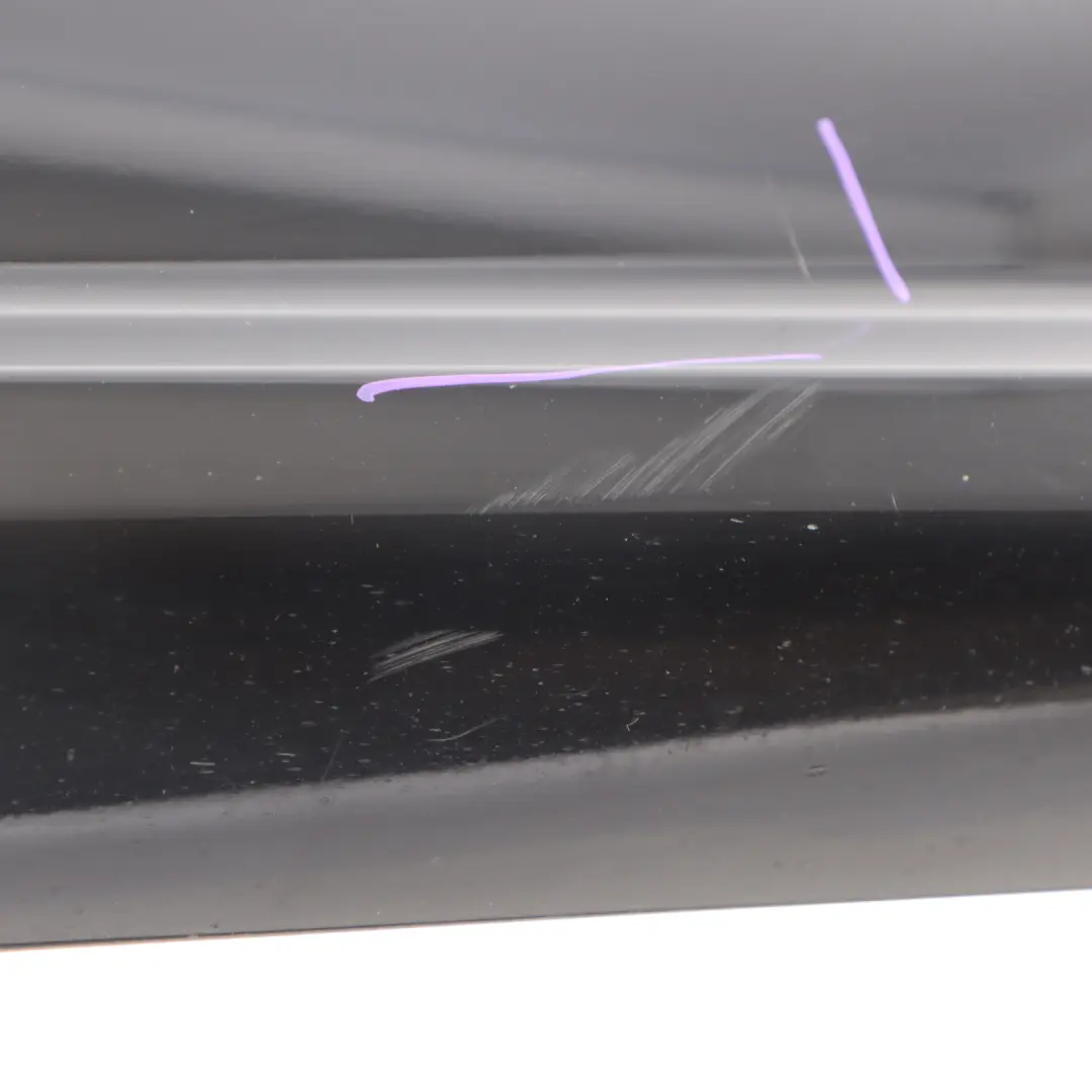 Door Trim Moulding Strip Panel Rear Right O/S Mythical Black - Y9T to Audi Q5 FY with Part number 80A853970B Audi Q5 FY Door Trim Moulding Strip Panel Rear Right O/S Mythical Black - Y9T - SKU 80A853970B-MYB - Part number 80A853970B