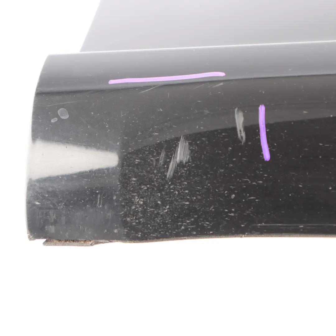 Door Trim Moulding Strip Panel Rear Right O/S Mythical Black - Y9T to Audi Q5 FY with Part number 80A853970B Audi Q5 FY Door Trim Moulding Strip Panel Rear Right O/S Mythical Black - Y9T - SKU 80A853970B-MYB - Part number 80A853970B