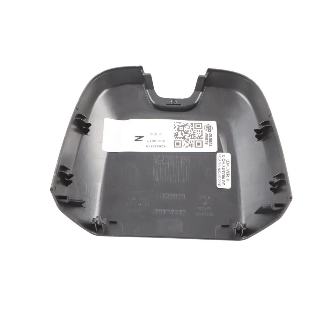 Encadrement Du Rétroviseur Intérieur Noir pour Audi Q5 FY à propos du numéro de pièce 80A857519 Audi Q5 FY Encadrement Du Rétroviseur Intérieur Noir - SKU 80A857519 - Numéro de pièce 80A857519