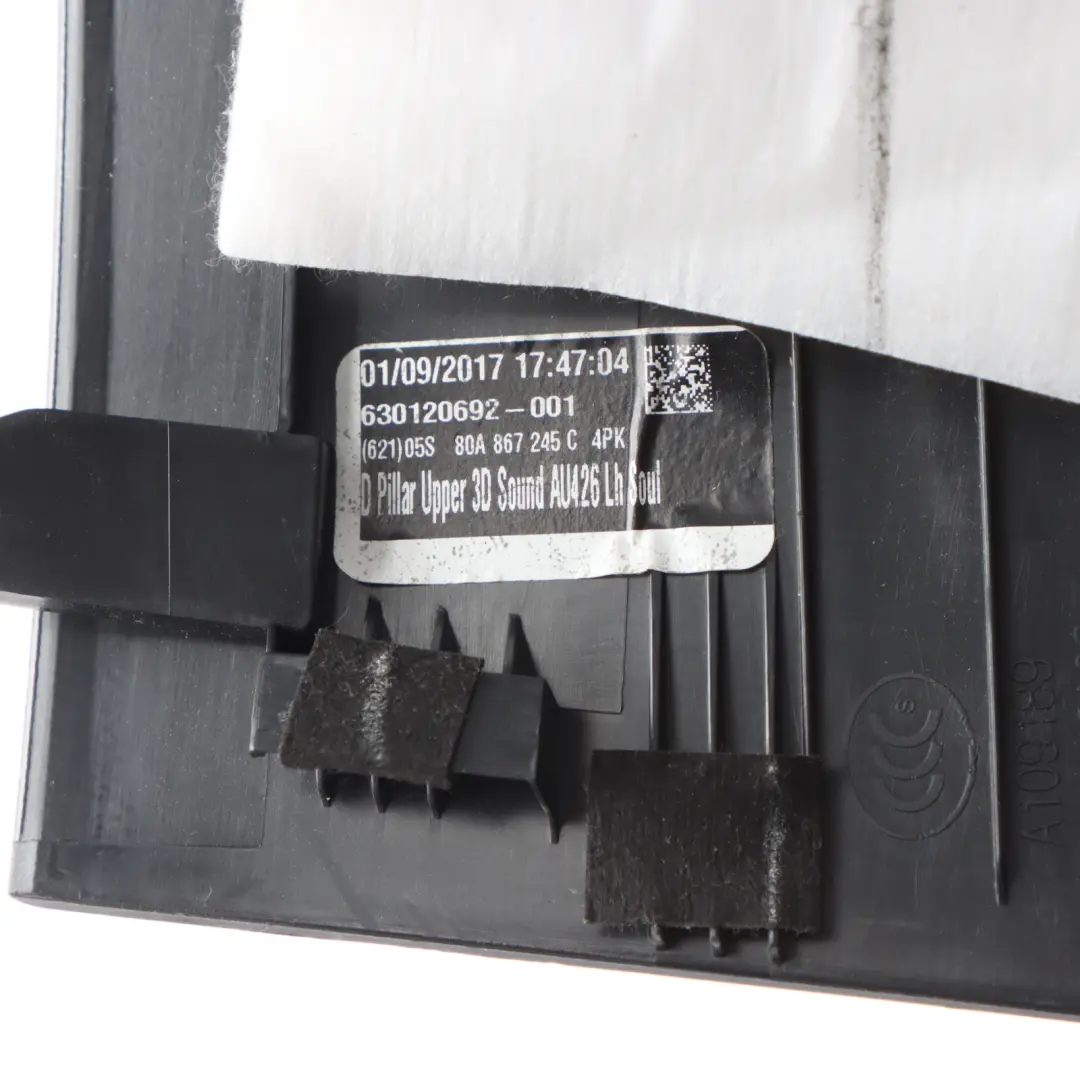 Audi Q5 FY Tailgate D Pillar Trim Cover Rear Left N/S - SKU 80A867245C - Part number 80A867245C