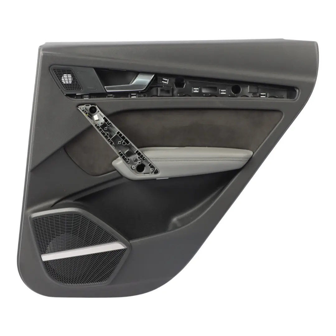 Audi SQ5 FY Door Card Armrest Cover Trim Panel Rear Right O/S Black - SKU 80A867304AC - Part number 80A867304AC