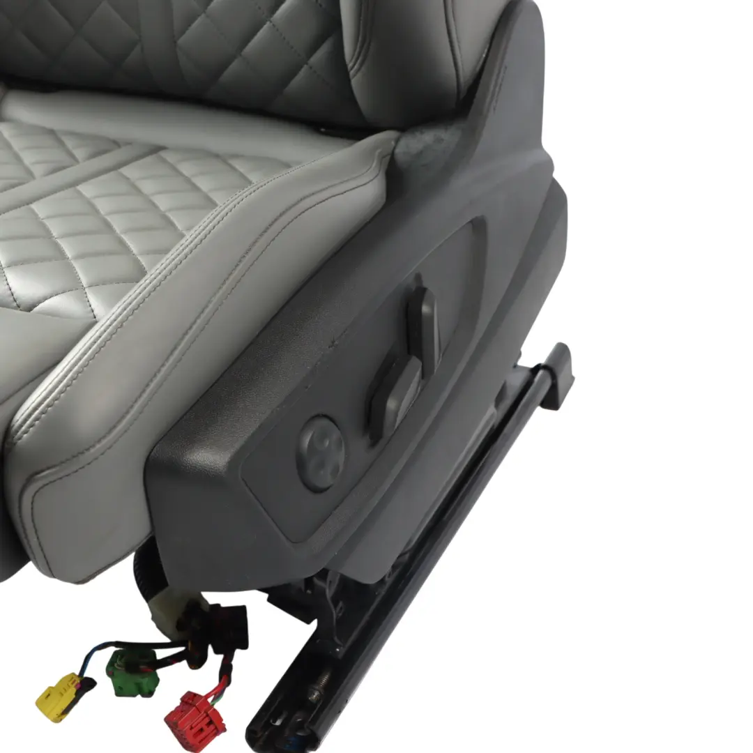 Audi SQ5 Mk2 FY Sport Seat Front Left N/S Heated Leather Grey Anhtracite - SKU RHD-80A881805P-1 - Part number 80A881805P