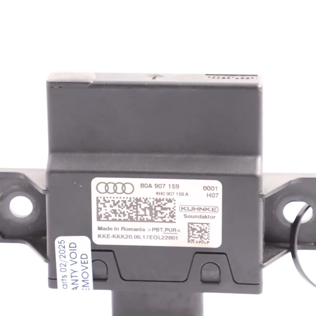 Steuergerät für Körperschall Modul für Audi SQ5 FY mit Teilenummer 80A907159 Audi SQ5 FY Steuergerät für Körperschall Modul - SKU 80A907159 - Teilenummer 80A907159