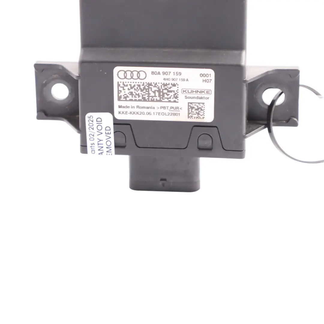 Steuergerät für Körperschall Modul für Audi SQ5 FY mit Teilenummer 80A907159 Audi SQ5 FY Steuergerät für Körperschall Modul - SKU 80A907159 - Teilenummer 80A907159