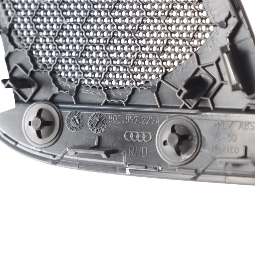Front Dashboard Bang&Olufsen Speaker Cover Trim Left N/S to Audi SQ5 FY with Part number 80C857227A Audi SQ5 FY Front Dashboard Bang&Olufsen Speaker Cover Trim Left N/S - SKU RHD-80C857227A - Part number 80C857227A