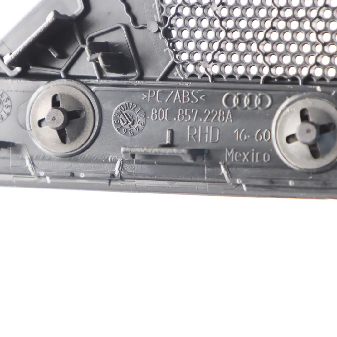 Front Dashboard Bang&Olufsen Speaker Cover Trim Right O/S to Audi SQ5 FY with Part number 80C857228A Audi SQ5 FY Front Dashboard Bang&Olufsen Speaker Cover Trim Right O/S - SKU RHD-80C857228A - Part number 80C857228A