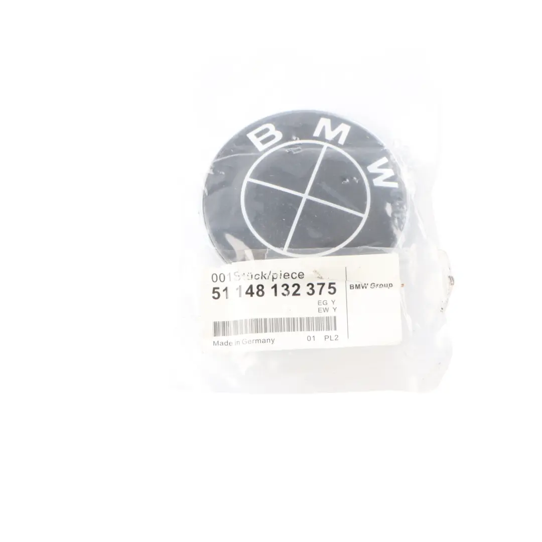 Emblema Cofano Stivale Logo Placca Nero per BMW E60 E81 E87 E90 E91 E92 F10 con numero di parte 8132375 BMW E60 E81 E87 E90 E91 E92 F10 Emblema Cofano Stivale Logo Placca Nero - SKU 8132375-9 - Numero di parte 8132375