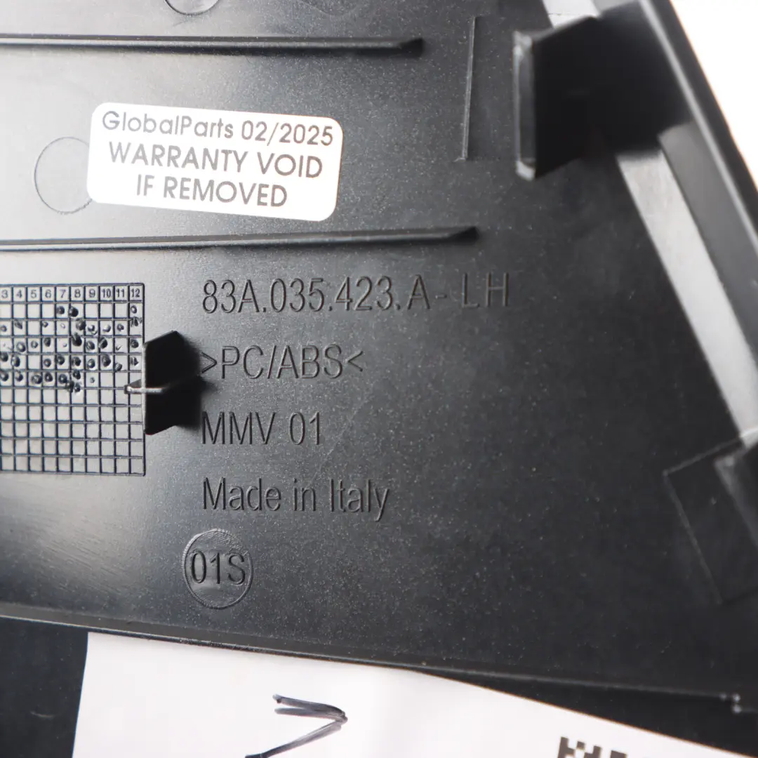 Audi RSQ3 F3 Embellecedor Interior Puerta Delantera Tapa Izquierda - SKU 83A035423A - Número de pieza 83A035423A