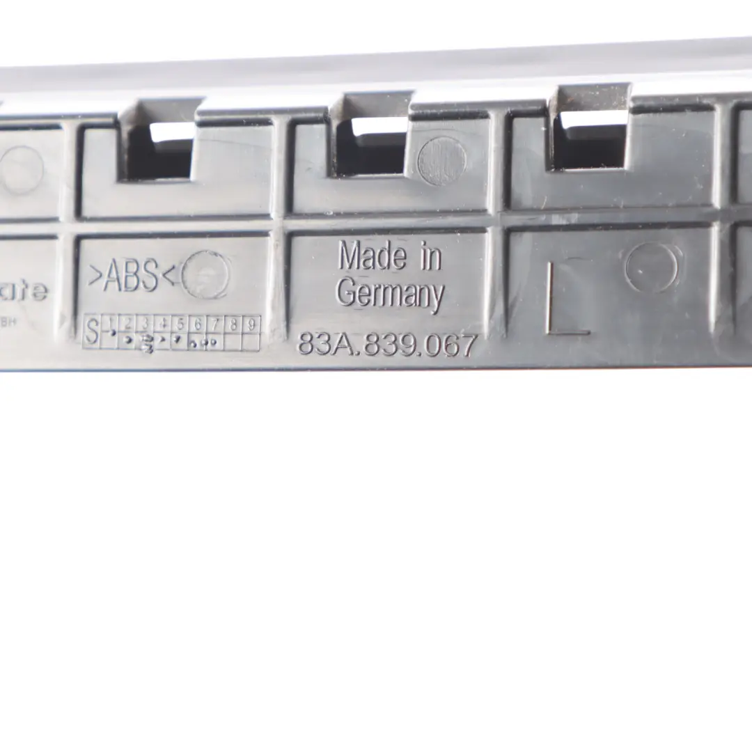 Window Left N/S Guide Rail Trim to Audi Q3 F3 Rear with Part number 83A839067 Audi Q3 F3 Rear Window Left N/S Guide Rail Trim - SKU 83A839067 - Part number 83A839067