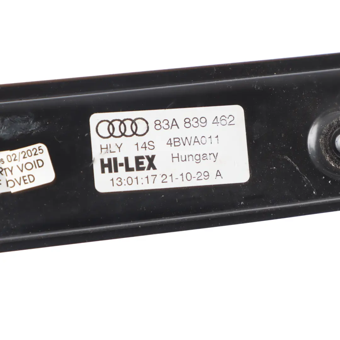 RSQ3 F3 Elevador Ventana Puerta Trasera Derecha para Audi Q3 con número de pieza 83A839462 Audi Q3 RSQ3 F3 Elevador Ventana Puerta Trasera Derecha - SKU 83A839462 - Número de pieza 83A839462