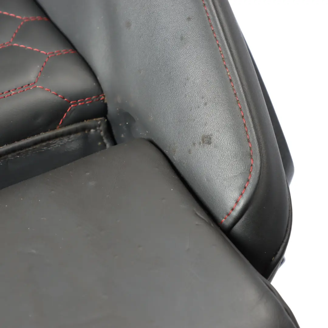 Audi RSQ3 F3 83A Sport Seat Front Left N/S Heated Leather Black Express Red - SKU 83A881805L - Part number 83A881805L