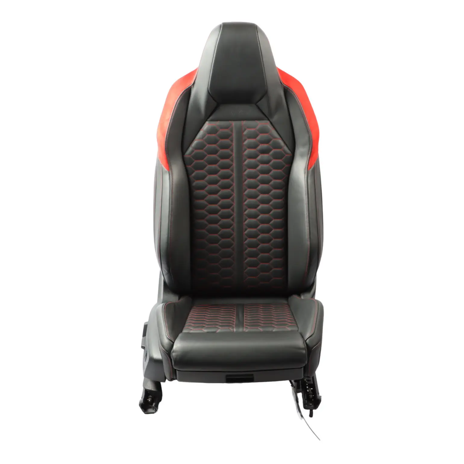 Audi RSQ3 F3 83A Sport Seat Front Right O/S Heated Leather Black Express Red