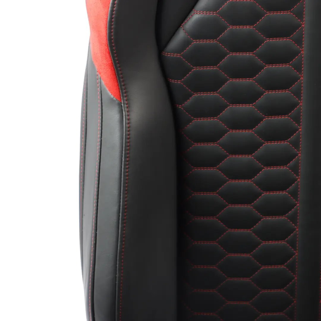 Audi RSQ3 F3 83A Sport Seat Front Right O/S Heated Leather Black Express Red - SKU 83A881806L - Part number 83A881806L