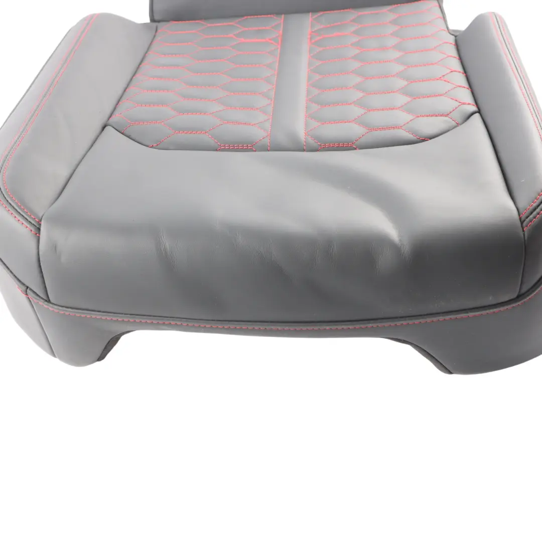 RSQ3 F3 Seat Bench Couch Rear Interior Leather Black Red Right O/S to Audi with Part number 83A885406H Audi RSQ3 F3 Seat Bench Couch Rear Interior Leather Black Red Right O/S - SKU 83A885406H - Part number 83A885406H