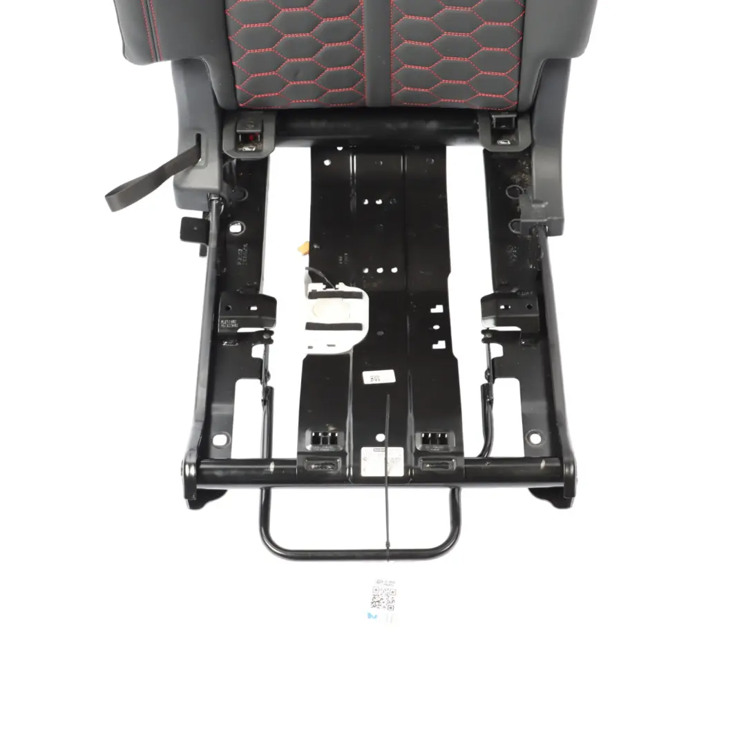 Audi RSQ3 F3 Rear Seat Frame Cover Leather Backrest Right O/S Black Red - SKU 83A885806H - Part number 83A885806H