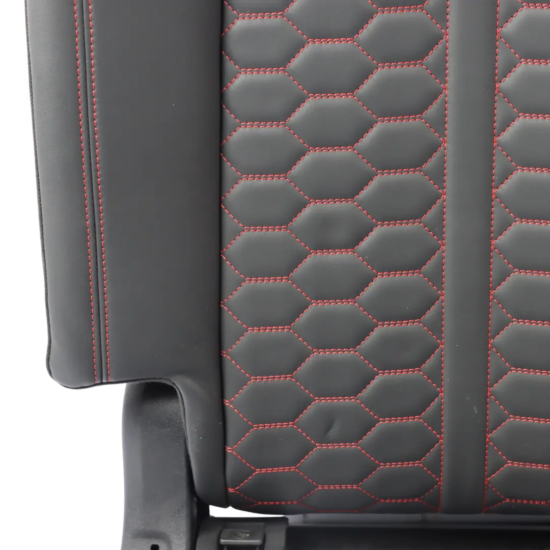 Audi RSQ3 F3 Rear Seat Frame Cover Leather Backrest Right O/S Black Red - SKU 83A885806H - Part number 83A885806H