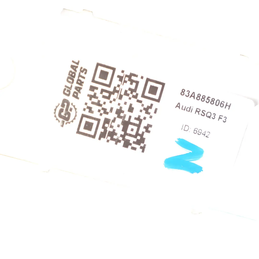 RSQ3 F3 Rear Seat Frame Cover Leather Backrest Right O/S Black Red to Audi with Part number 83A885806H Audi RSQ3 F3 Rear Seat Frame Cover Leather Backrest Right O/S Black Red - SKU 83A885806H - Part number 83A885806H