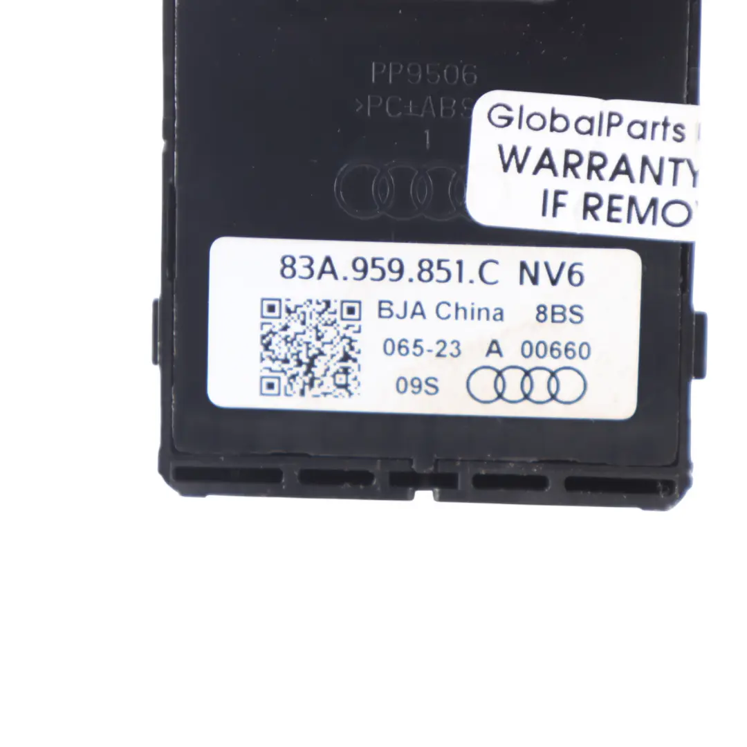 8Y Q3 F3 Pannello Interruttore Elettrico Porta Conducente per Audi A3 con numero di parte 83A959851C Audi A3 8Y Q3 F3 Pannello Interruttore Elettrico Porta Conducente - SKU 83A959851C - Numero di parte 83A959851C