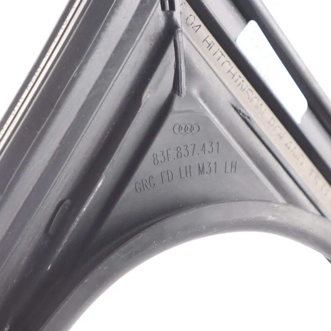 Door Window Guide Seal Gasket Frame Front Left N/S to Audi Q3 F3 with Part number 83F837431 Audi Q3 F3 Door Window Guide Seal Gasket Frame Front Left N/S - SKU 83F837431 - Part number 83F837431