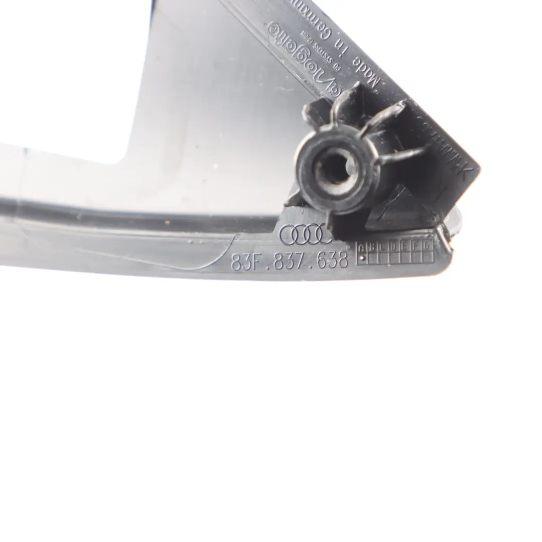 Audi RSQ3 F3 Triangle Cover Trim Front Door Right O/S Interior Black - SKU 83F837638A - Part number 83F837638A