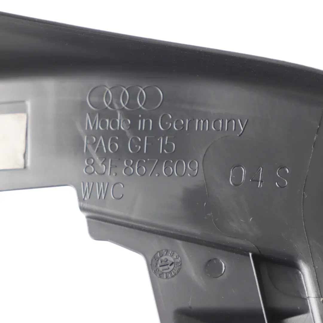 Audi RSQ3 F3 Sportback Front Door Window Trim Cover Black Left N/S - SKU 83F867609 - Part number 83F867609