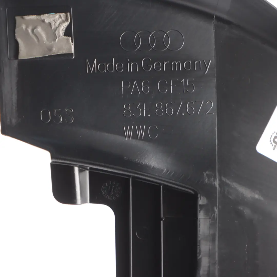 Audi RSQ3 F3 Sportback Garniture Vitre Porte Arrière Droite Noir - SKU 83F867672 - Numéro de pièce 83F867672