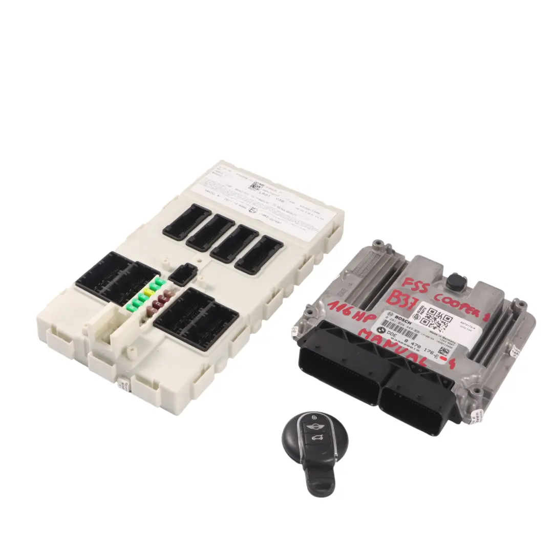 Mini Cooper D F55 F56 B37 1.5 116HP Motor ECU Kit DME BDC + Schlüssel - SKU 8470176-4 - Teilenummer 8470176