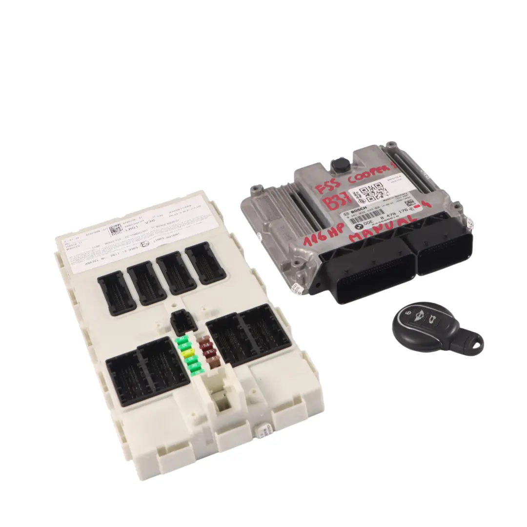 Mini Cooper D F55 F56 B37 1.5 116HP Motor ECU Kit DME BDC + Schlüssel - SKU 8470176-4 - Teilenummer 8470176