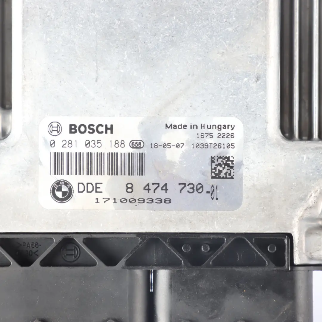 B47 150HP Engine ECU DDE Automatic to BMW F20 F21 F30 F31 LCI 118d 318d with Part number 8474730 BMW F20 F21 F30 F31 LCI 118d 318d B47 150HP Engine ECU DDE Automatic - SKU 8474730-3 - Part number 8474730