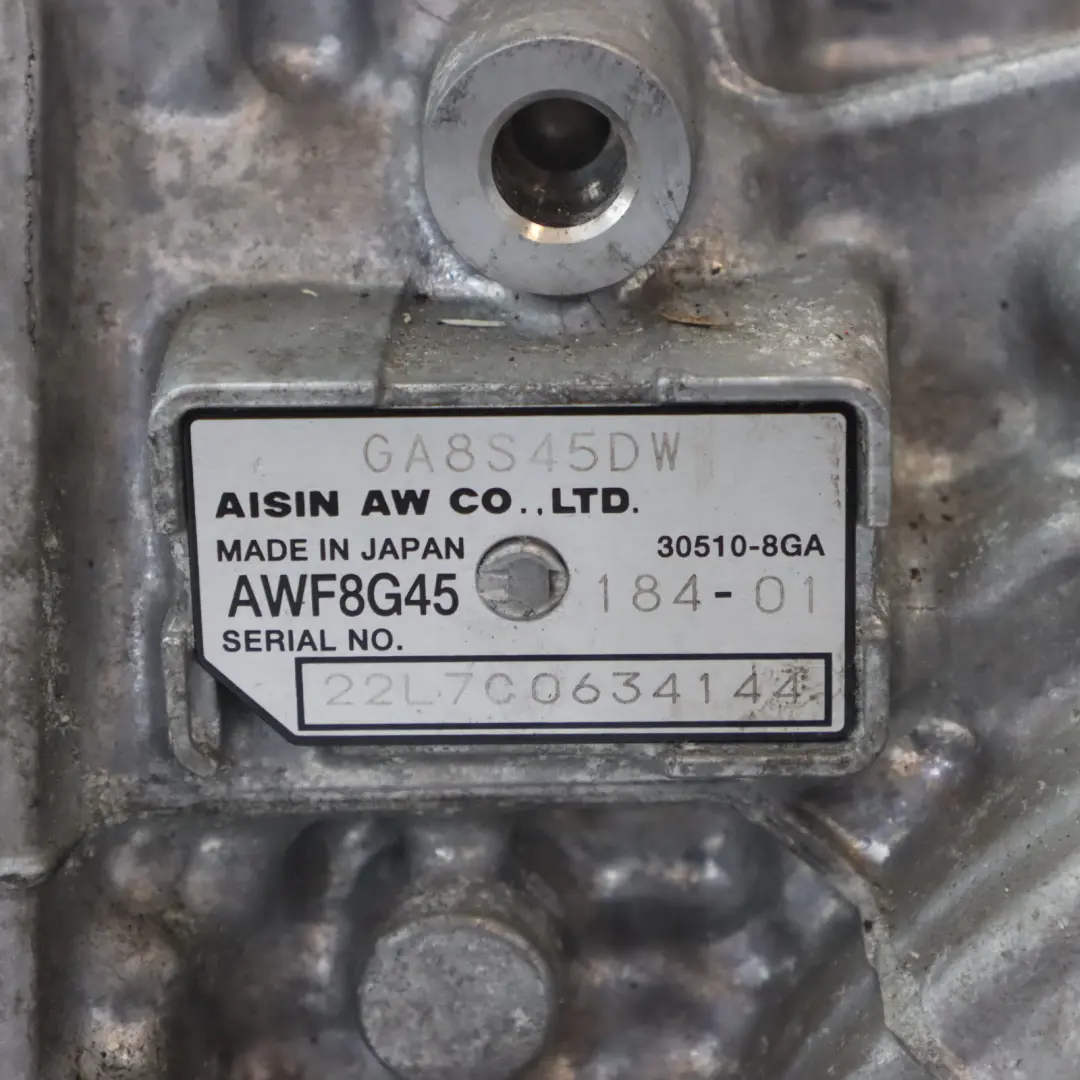 M135iX F44 M235iX B48E Automatic Gearbox GA8G45XAW WARRANTY to BMW F40 with Part number 8487133 BMW F40 M135iX F44 M235iX B48E Automatic Gearbox GA8G45XAW WARRANTY - SKU 8487133 - Part number 8487133