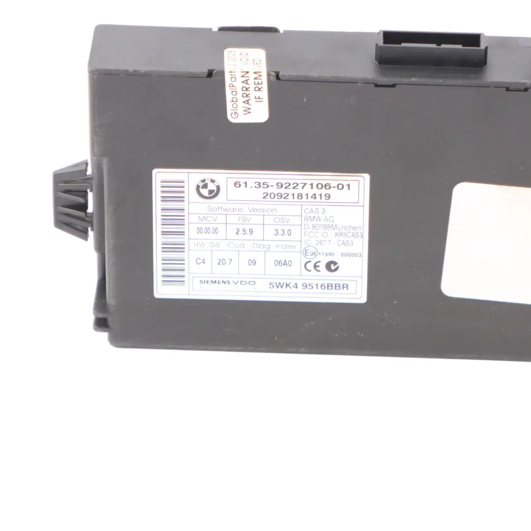 M57N2 235HP Engine ECU KIT DDE CAS3 + Key to BMW E60 LCI 530d X5 E70 3.0d with Part number 8509035 BMW E60 LCI 530d X5 E70 3.0d M57N2 235HP Engine ECU KIT DDE CAS3 + Key - SKU 8509035-2 - Part number 8509035